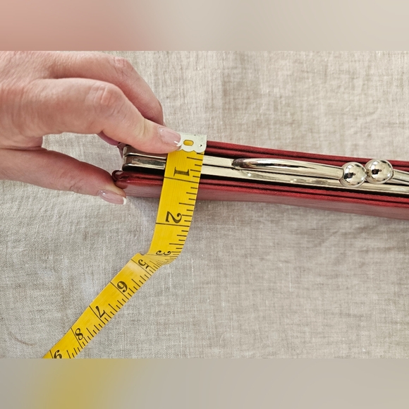 ALDO Red Clutch with Chain - Picture 10 of 11